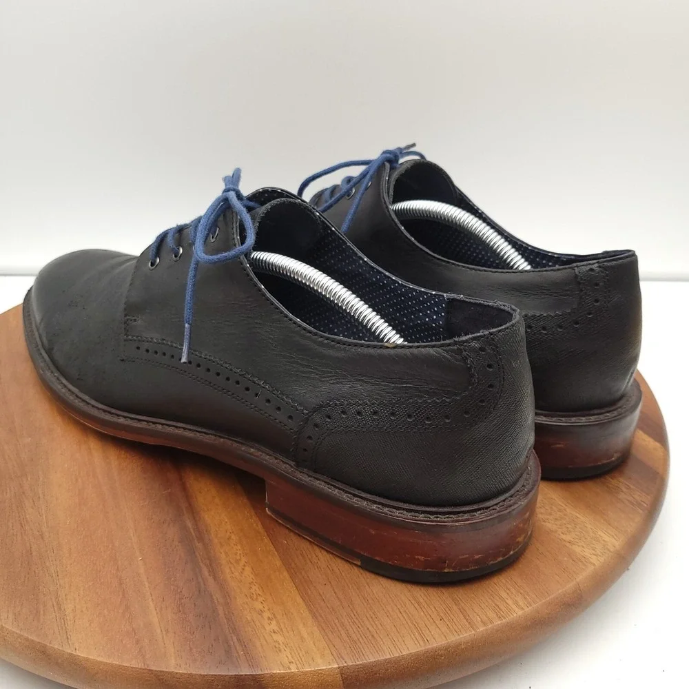 Winthrop‎ Braxton Oxford Shoes Mens Size 12 Black Leather